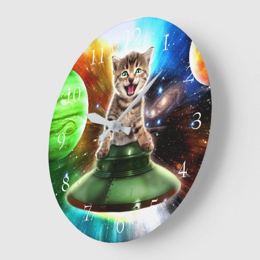 Alienkat in de oufsauer grote klok (Hoek)