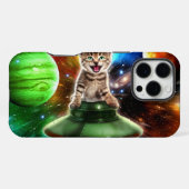 Alienkat in de oufsauer iPhone hoesje (Achterkant horizontaal)