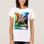 Alienkat in de oufsauer t-shirt (Voorkant)