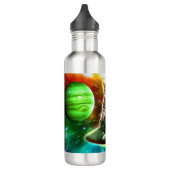 Alienkat in de oufsauer waterfles  (Links)