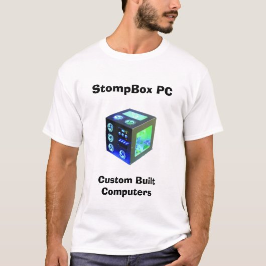 alienkiller, StompBox-pc, aangepaste computers T-shirt (Voorkant)
