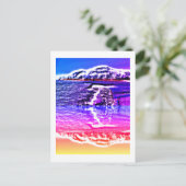 Alienlandschapskunst Briefkaart (Staand voorkant)