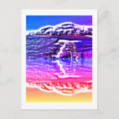 Alienlandschapskunst Briefkaart (Voorkant)