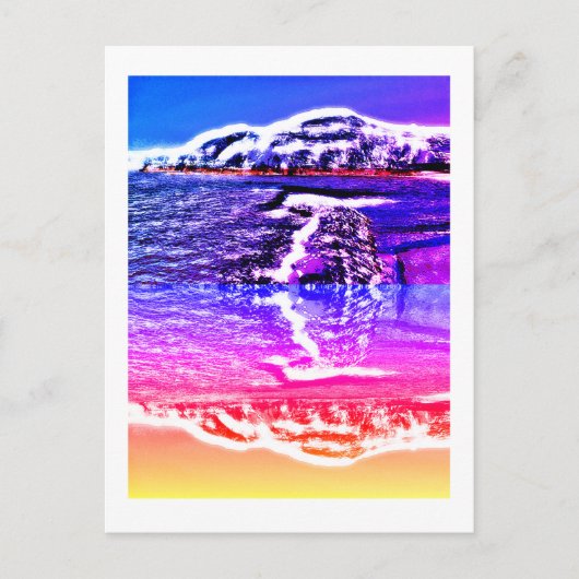 Alienlandschapskunst Briefkaart (Voorkant)