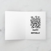 Alienmachine - Birthday Kaart (Binnen)