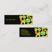 Alienmachine Mini Visitekaartje (Voorkant / Achterkant)