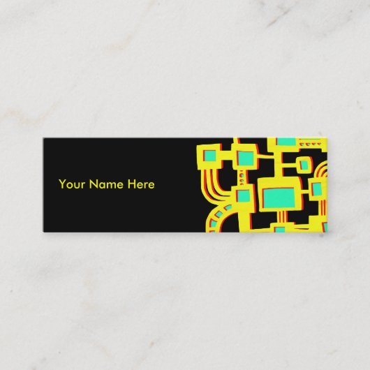 Alienmachine Mini Visitekaartje (Voorkant)