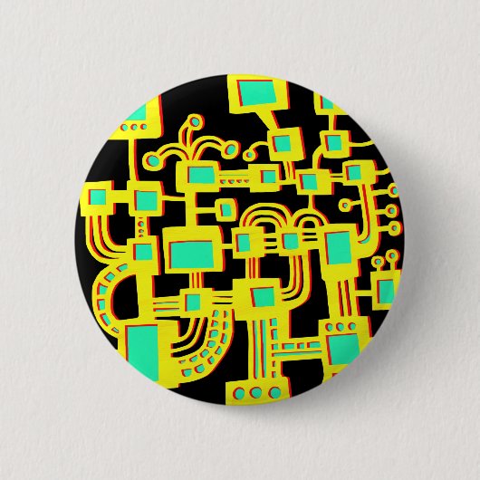 Alienmachine Ronde Button 5,7 Cm (Voorkant)