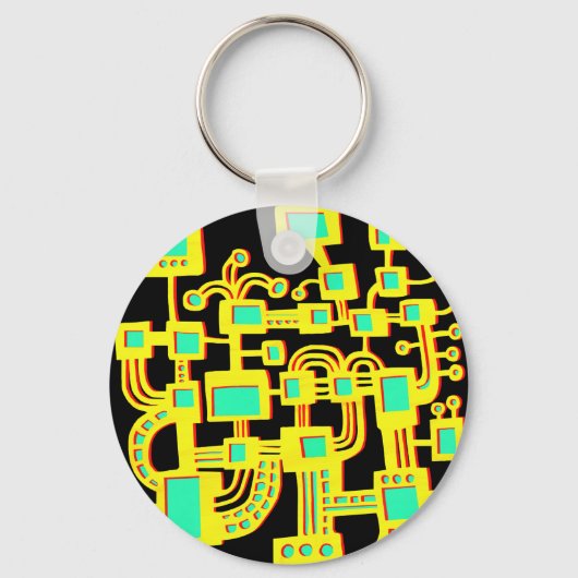 Alienmachine Sleutelhanger (Voorkant)