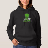 Alienmodus op buitenaardse ruimtevaartboot Et Ufo Hoodie (Voorkant)