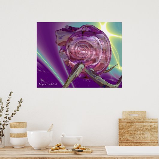 ALIENNEREIDE, NYMPH WATER, PINK SEASHELL-Sci-Fi Poster (Keuken)