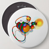 alienobject ronde button 6,0 cm (Voorkant /achterkant)
