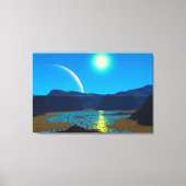 Alienplaneet Canvas Afdruk (Voorkant)
