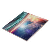 Alienplaneet, computerkunstwerk. tegeltje (Zijkant)