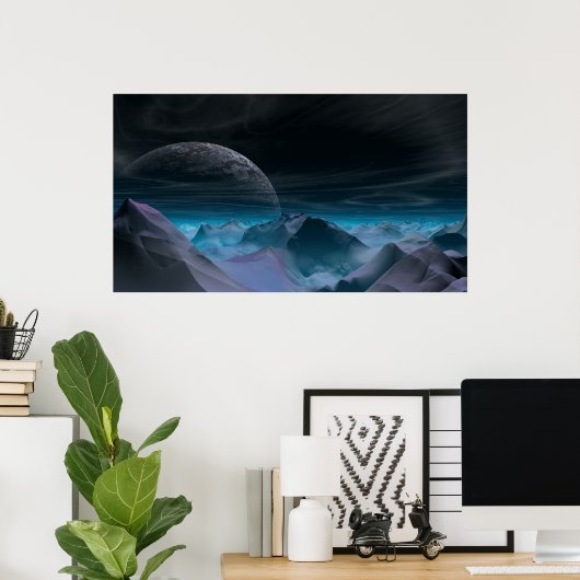 Alienplaneet Poster (Thuiskantoor)