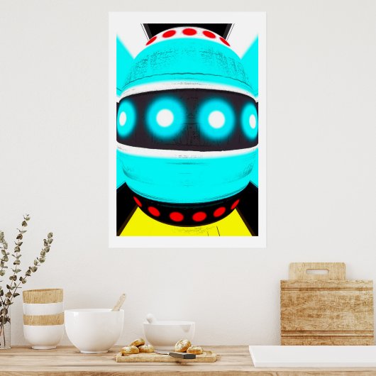 Alienrobot Poster (Keuken)
