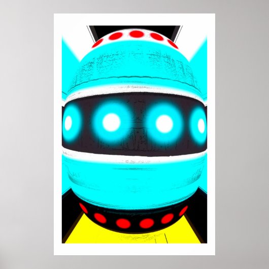 Alienrobot Poster (Voorkant)