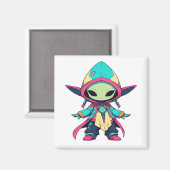 Aliens51 #02 magneet (Voorkant / Achterkant)