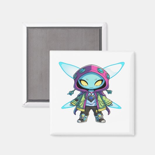 Aliens51 #03 magneet (Voorkant / Achterkant)