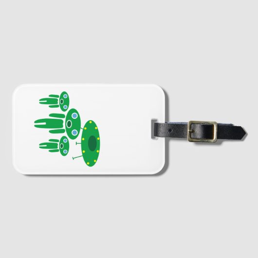 Aliens-aankomst Bagagelabel (Voorkant (horizontaal))