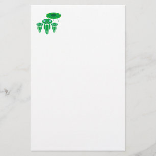 Aliens-aankomst Briefpapier