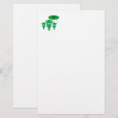 Aliens-aankomst Briefpapier (Voorkant / Achterkant)