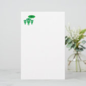 Aliens-aankomst Briefpapier (Staand voorkant)