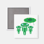 Aliens-aankomst Magneet (Voorkant / Achterkant)