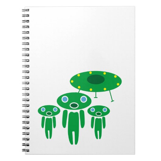 Aliens-aankomst Notitieboek (Voorkant)