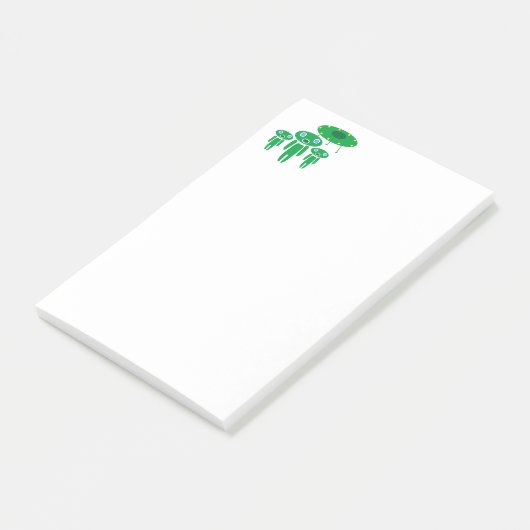 Aliens-aankomst Post-it® Notes (Schuin)