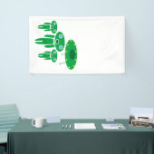 Aliens-aankomst Spandoek (Beurs)