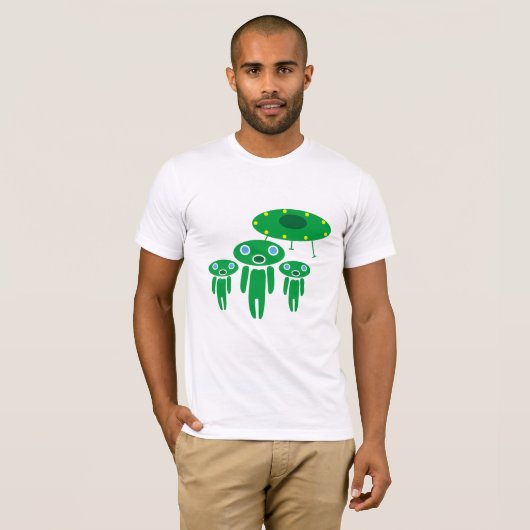 Aliens-aankomst T-shirt (Voorkant volledig)