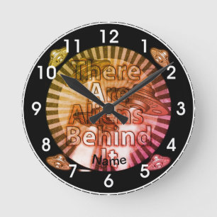 Aliens achter het aangepaste naam Klok