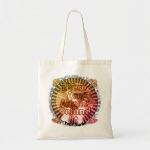 Aliens achter IT canvas tas
