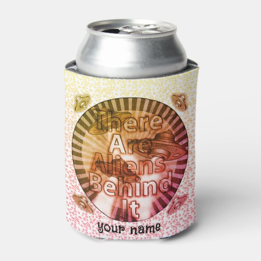 Aliens achter IT Koelbox Blikjeskoeler (Blikje Voorkant)