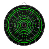 Aliens Alarm Green Gamma Light Dartboard Dartbord (Voorkant)