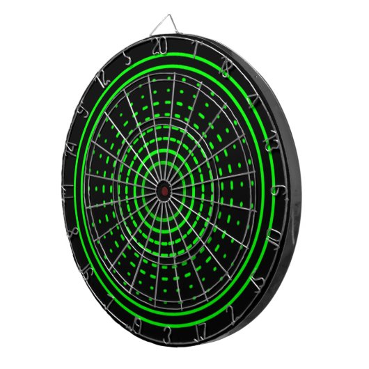 Aliens Alarm Green Gamma Light Dartboard Dartbord (Voorkant Rechts)