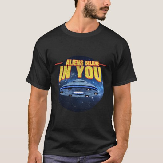 Aliens Alien Ufo T-shirt (Voorkant)