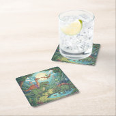 Aliens and Dinosaurs Adventure Kartonnen Onderzetters (Insitu)