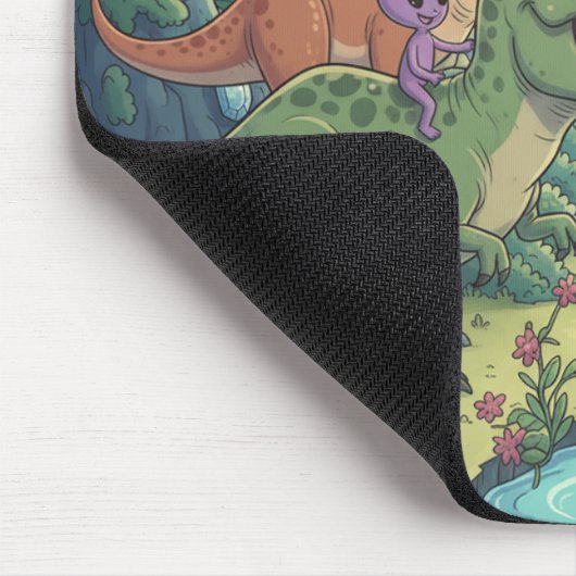 Aliens and Dinosaurs Adventure Muismat (Hoek)