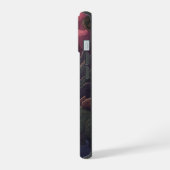 Aliens and Dinosaurs Under Crimson Skies iPhone 15 Case (Linkerkant)