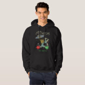 Aliens Are Calling Alien Alien Alien UFO Kids Hoodie (Voorkant volledig)