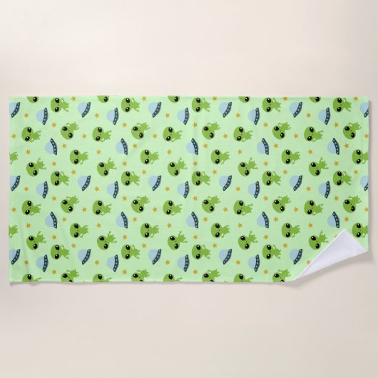 Aliens Beach Towel Strandlaken (Voorkant)