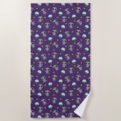 Aliens Beach Towel Strandlaken (Voorkant)