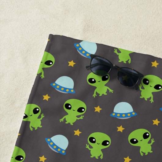 Aliens Beach Towel Strandlaken (In situ)