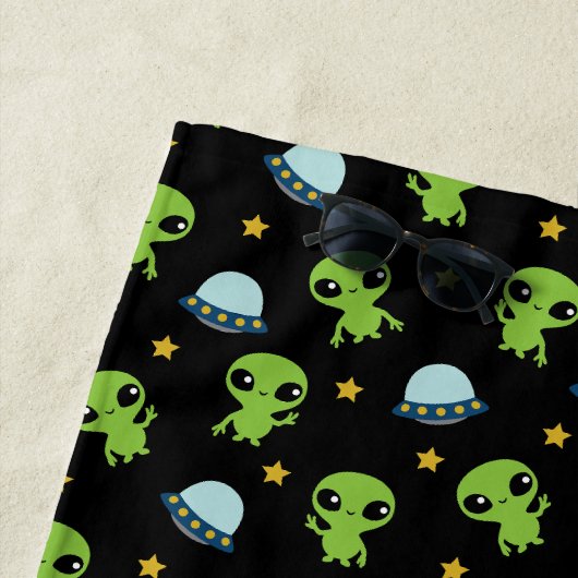 Aliens Beach Towel Strandlaken (In situ)