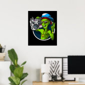 Aliens Boombox Poster (Thuiskantoor)