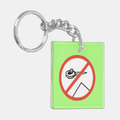 Aliens bouwden geen piramides sleutelhanger (Voorkant Links)