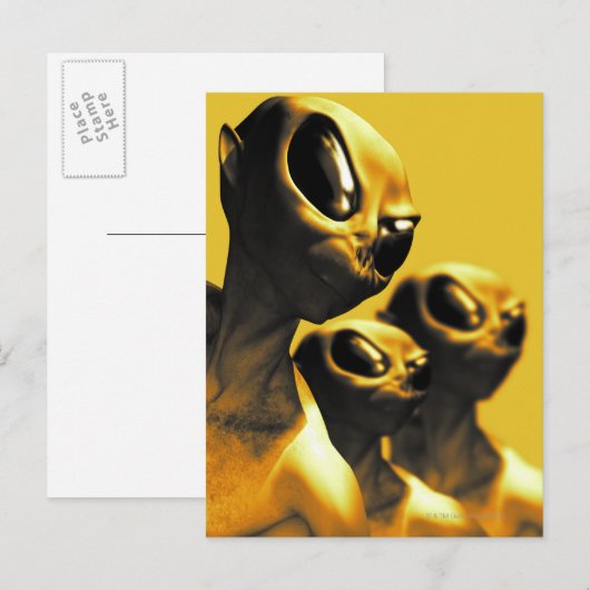 Aliens Briefkaart (Voorkant / Achterkant)