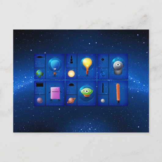 Aliens Briefkaart (Voorkant)